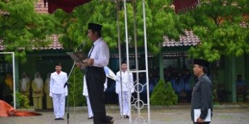 Hujan Deras, Upacara HAB tetap terselenggara sukses